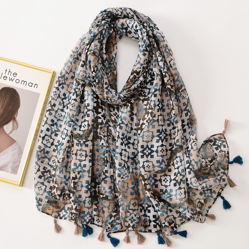 Lightweight Printed Fashion Scarf.