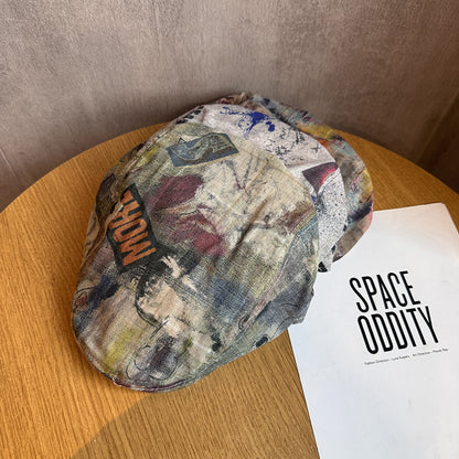 Women’s graffiti beret cap with adjustable cotton duckbill design
Breathable cotton artist hat with street style graffiti pattern
Slim fit beret cap for women with face slimming shape
Casual adjustable cotton cap for everyday fashion wear