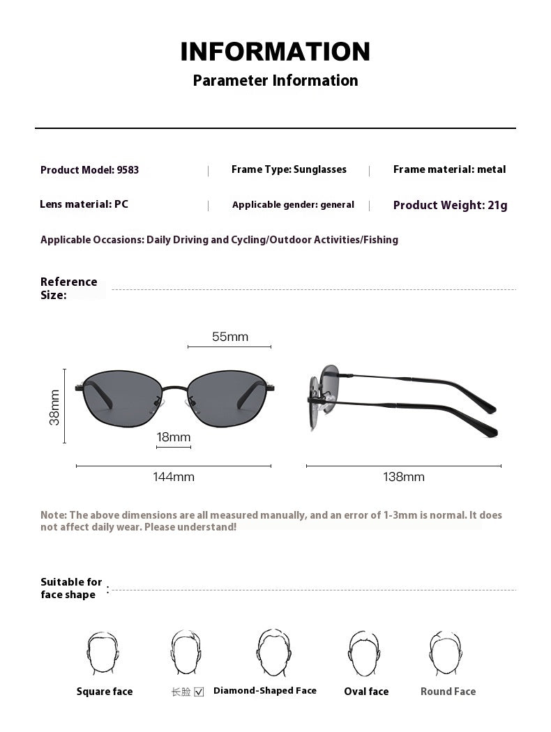 Trendy ellipse sunglasses with modern unisex design
Stylish UV protection sunglasses with durable frame
Fashion ellipse sunglasses in multiple color options
Comfortable lightweight sunglasses for everyday wear