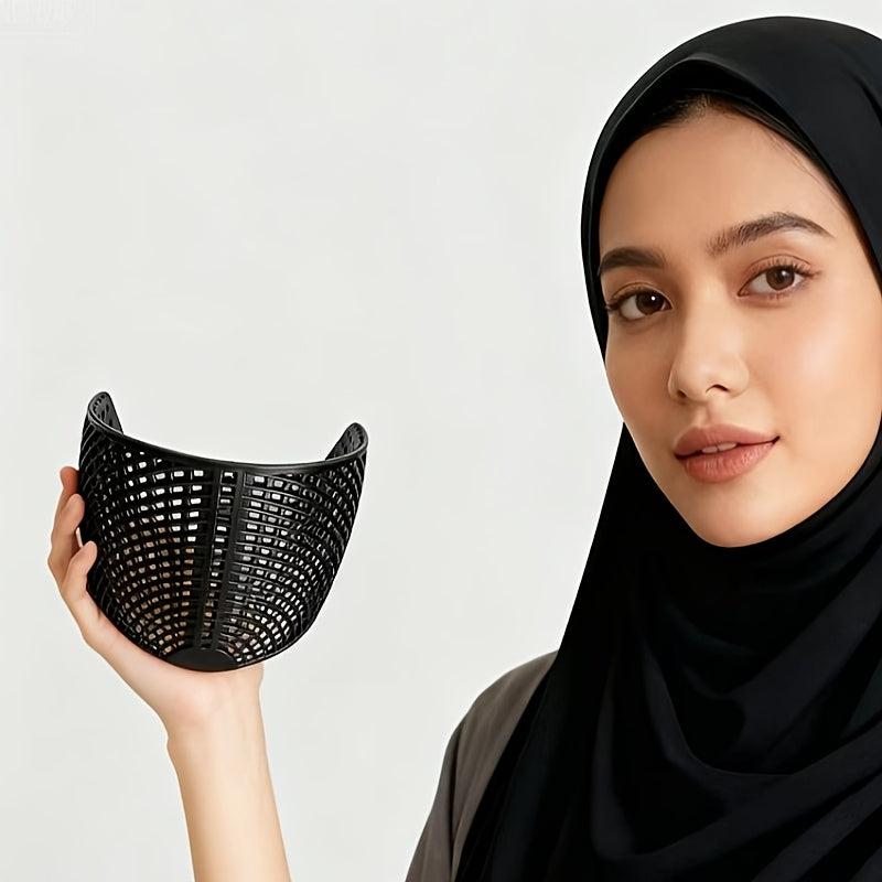Non-slip hijab headband with secure grip design
Lightweight undercap for hijab daily wear
Secure hijab holder band for all-day use
Breathable headband for Muslim hijab styling