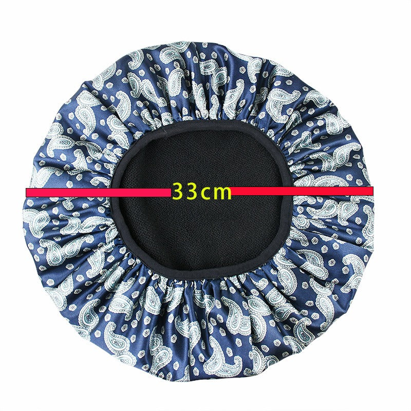 3-in-1 XL Shower Cap – Waterproof, Absorbent & Hair-Friendly.