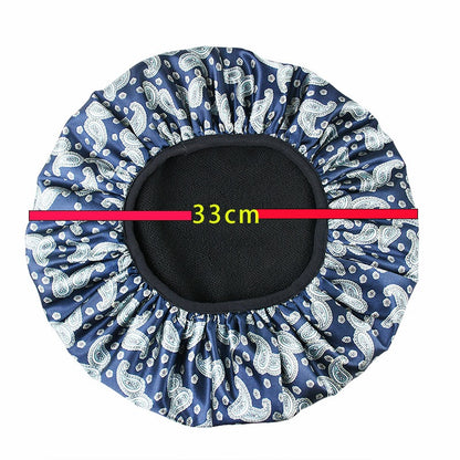 3-in-1 XL Shower Cap – Waterproof, Absorbent & Hair-Friendly.