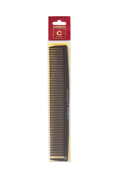 Carbon comb with packaging on a white background