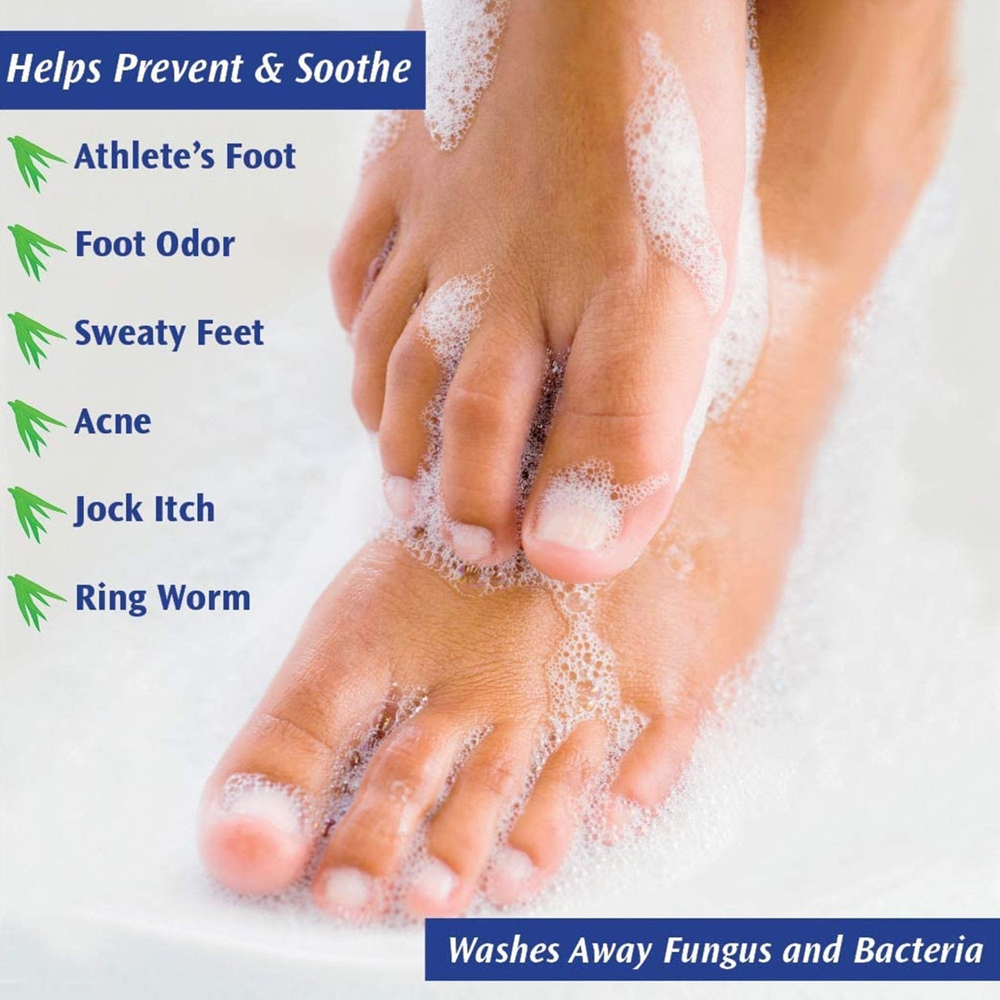 FungaSoap® Tea Tree Oil Soap – Antifungal Body & Foot Cleanser