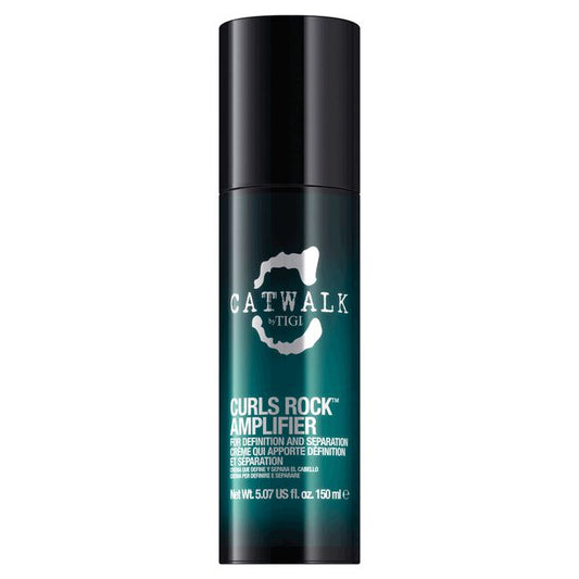 Catwalk by TIGI Curls Rock Amplifier bottle on a white background