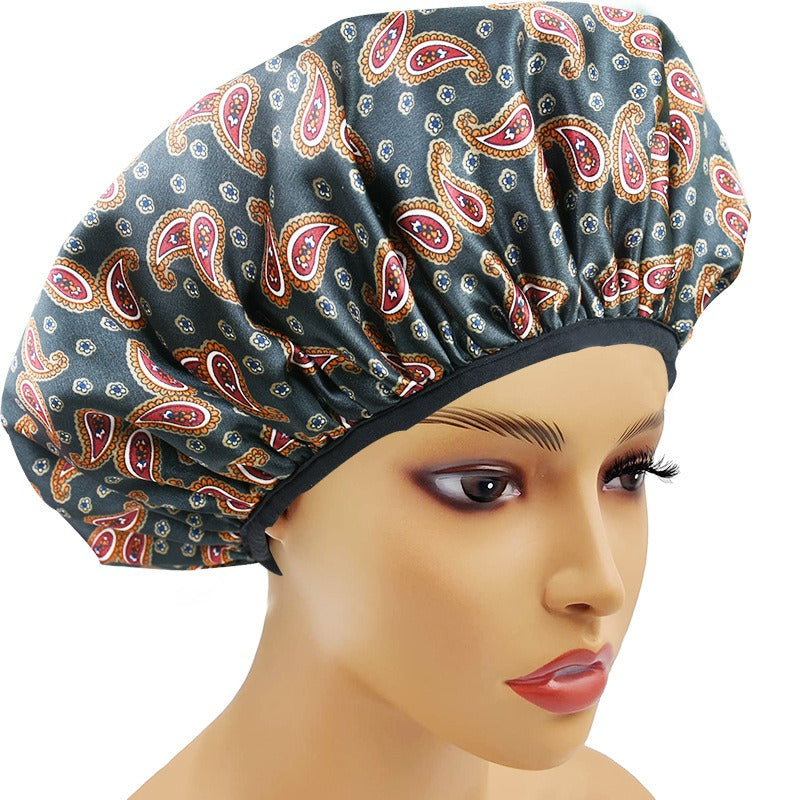3-in-1 XL Shower Cap – Waterproof, Absorbent & Hair-Friendly.