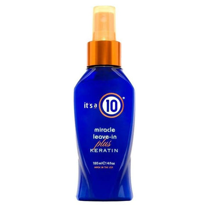 Keratin leave in conditioner for smooth frizz free shiny hair protection