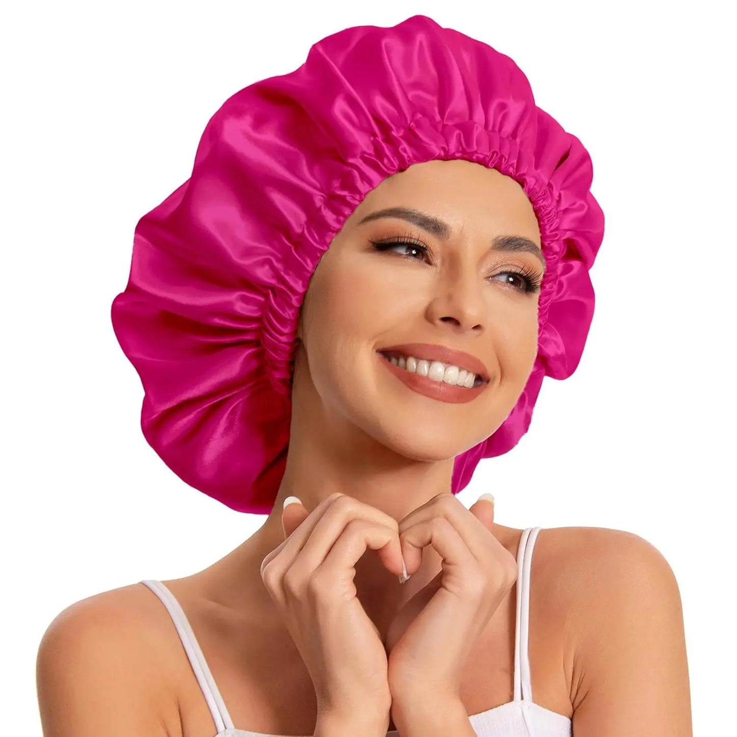 Protective Satin Sleep Bonnet – Reduce Frizz & Protect Hair Overnight.