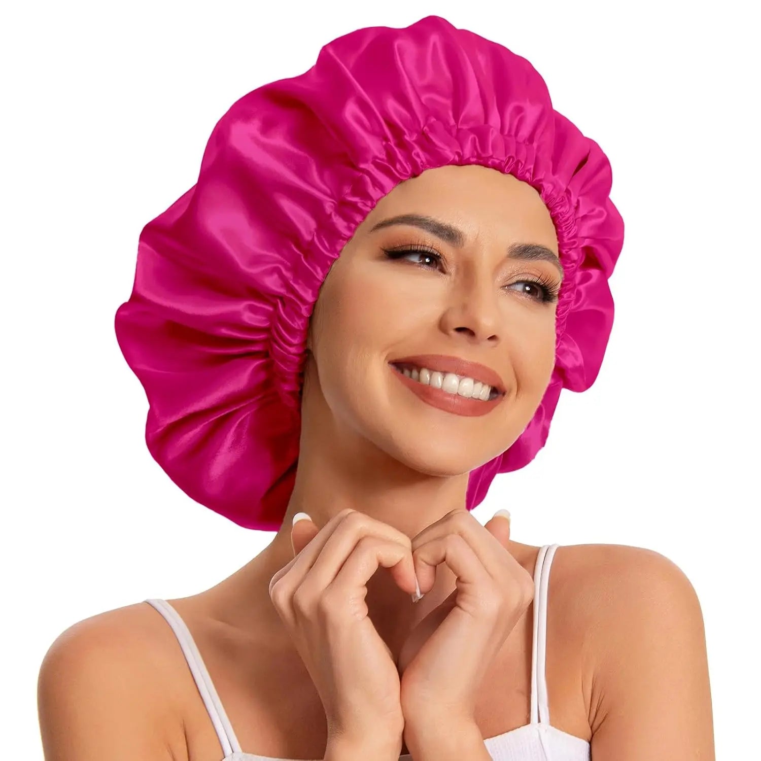 Protective Satin Sleep Bonnet – Reduce Frizz & Protect Hair Overnight.