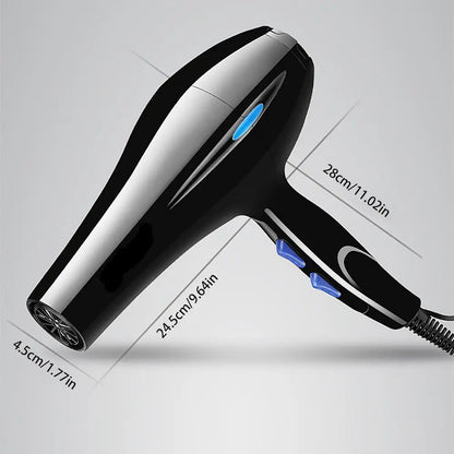 2200W Professional Hair Dryer for Women – Fast Drying, Ionic Care & Styling Attachments.