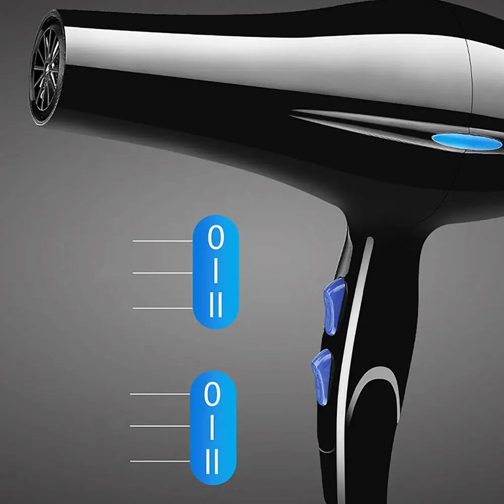 2200W Professional Hair Dryer for Women – Fast Drying, Ionic Care & Styling Attachments.