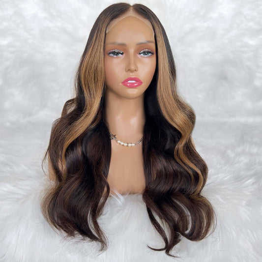 Raw Zaria Glueless 5x5 HD Lace Professionally Colored 100% Human Hair Closure Wig