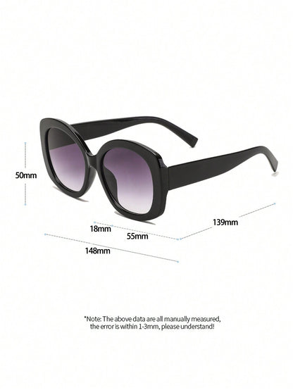 UV-Proof Retro Black Sunglasses – Fashion Summer Style Shades